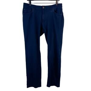 BRAX Feel Good Mens Size 34x27 34/27 Chuck Modern Stretch Chino Pants Blue